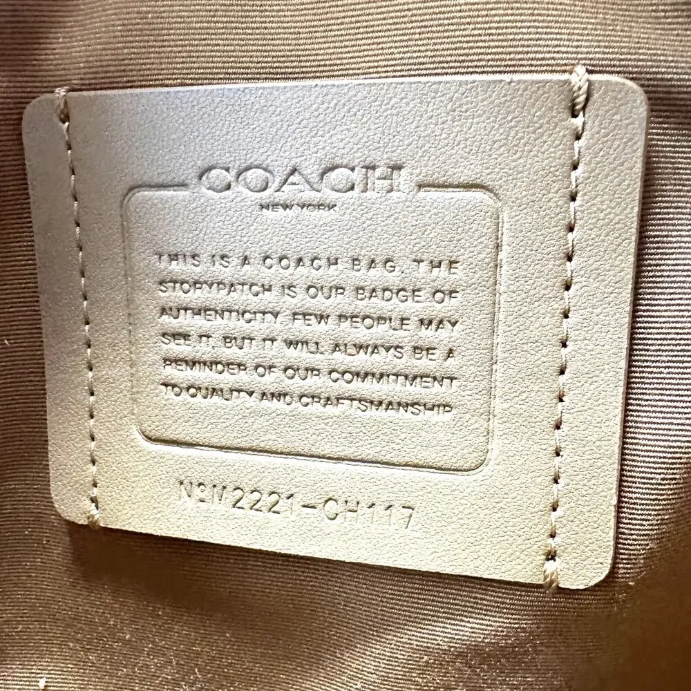 Coach Track Pack In Colorblock Signature Canvas Light Khaki Blue Jay Multi CH117